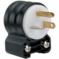 Pass & Seymour PS5366SSANCCV4 Electrical Plug, 2 -Pole, 20 A, 125 V, Black/White N100-381